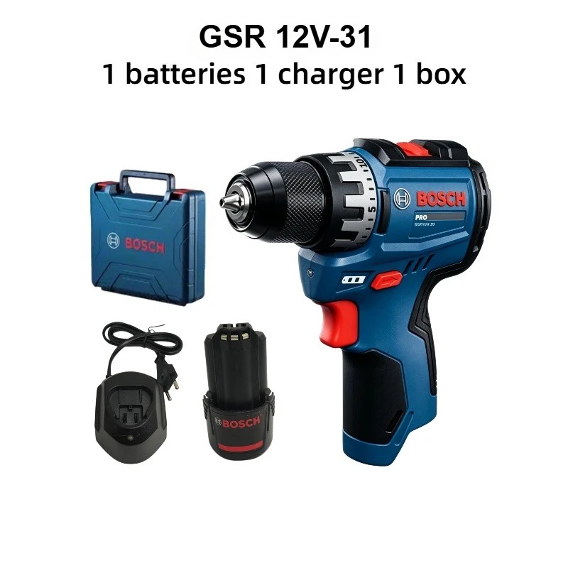 Power Tools Cordless - Беспроводная дрель Bosch Professional GSR 12V-31,