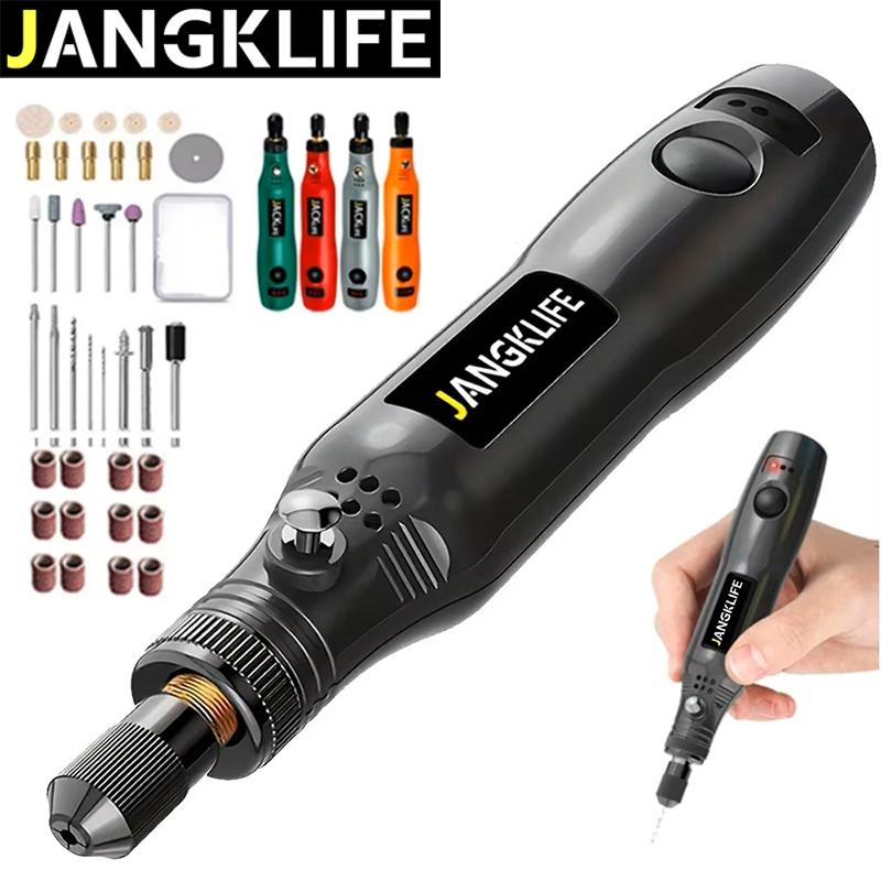 Power Tools Ingco - JANGKLIFE USB беспроводной роторный набор инструментов