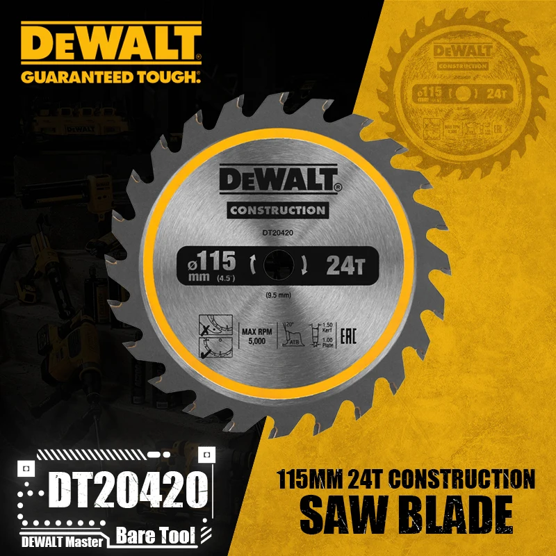 Power Tools For Construction - DEWALT DT20420 Строительное полотно циркулярной пилы
