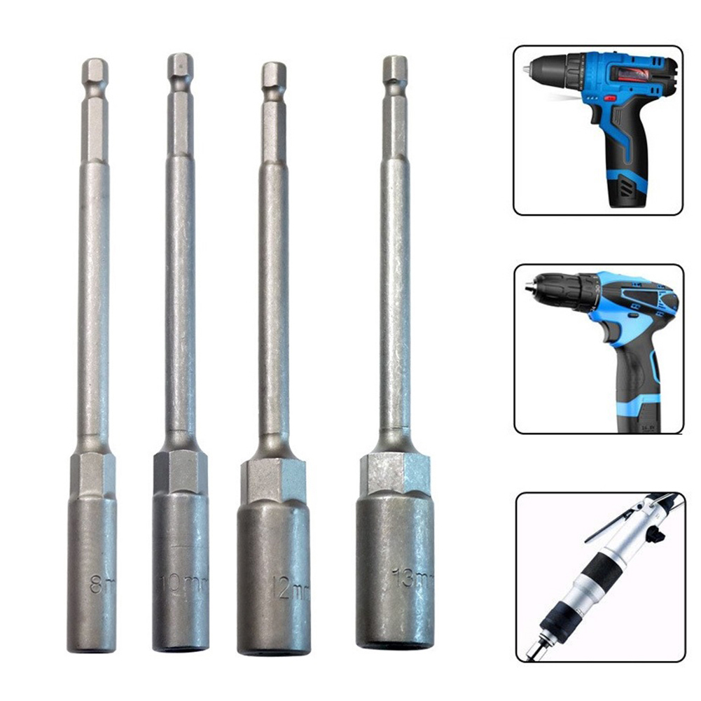 Power Tools Extension - Торцевая головка 150 мм, шестигранная гайка,