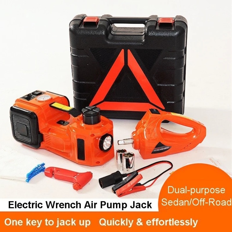 Power Tools Jack - Электрический гидравлический автомобильный домкрат 12В, внедорожная