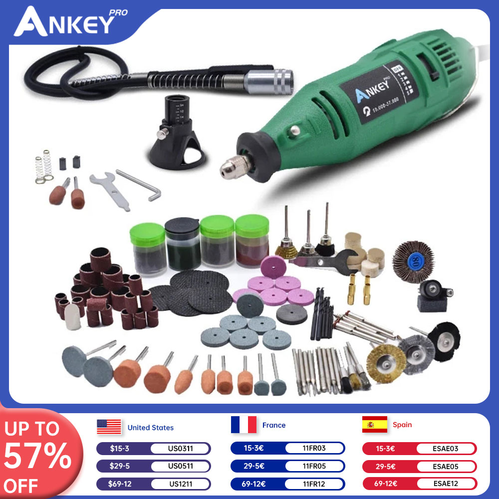 Power Tools Drill - Электрическая мини-шлифовальная машина, 180 Вт