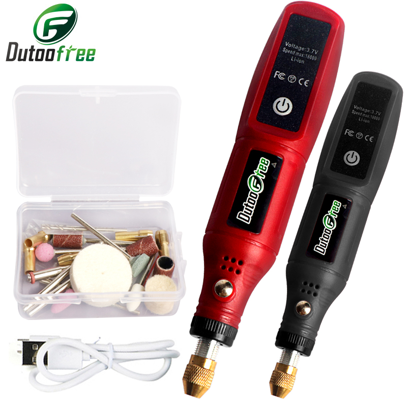 Power Tools Ingco - USB беспроводной роторный набор инструментов деревообрабатывающая