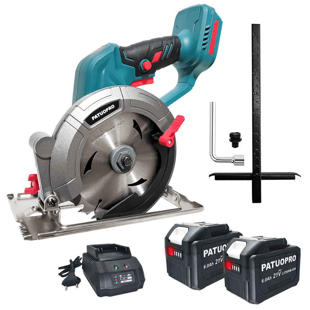 Power Tools Ingco - PATUOPRO 6-дюймовая бесщеточная циркулярная пила, компактная