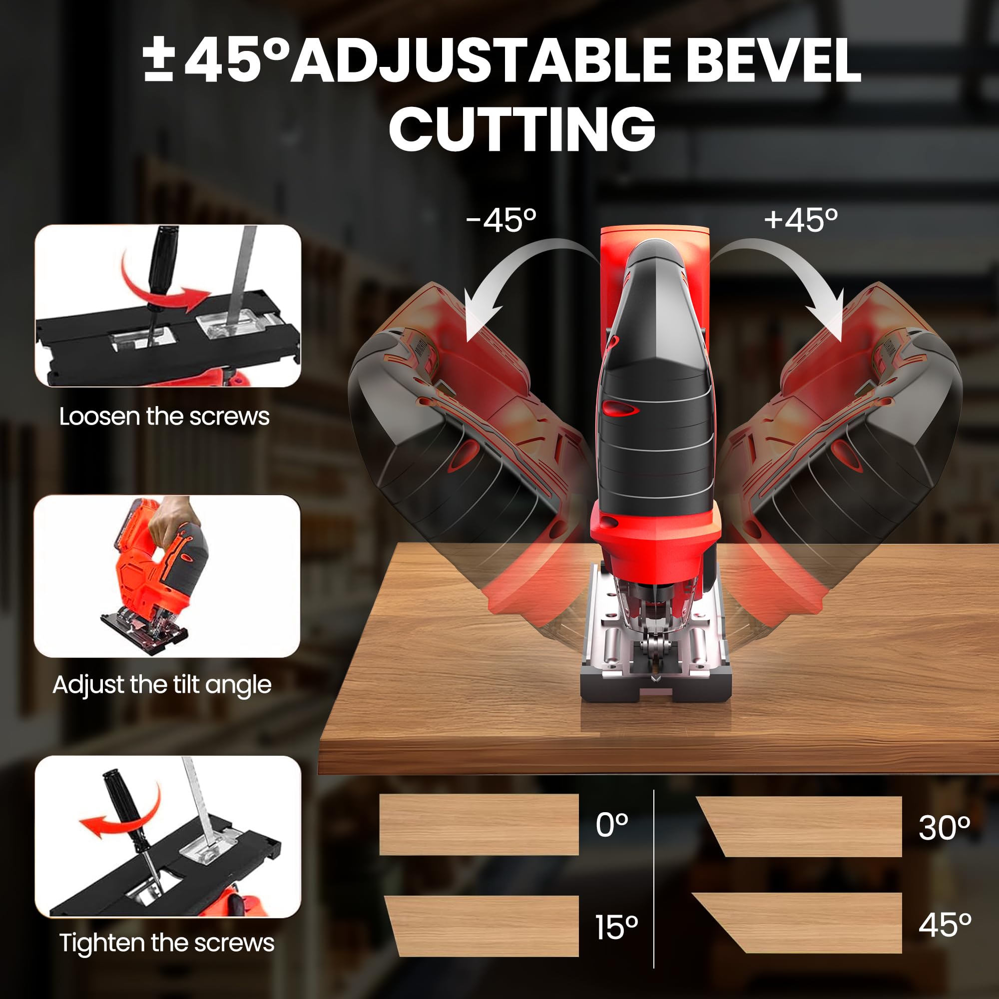 Беспроводной портативный элект – обзор и цена Power Tools Jigsaw